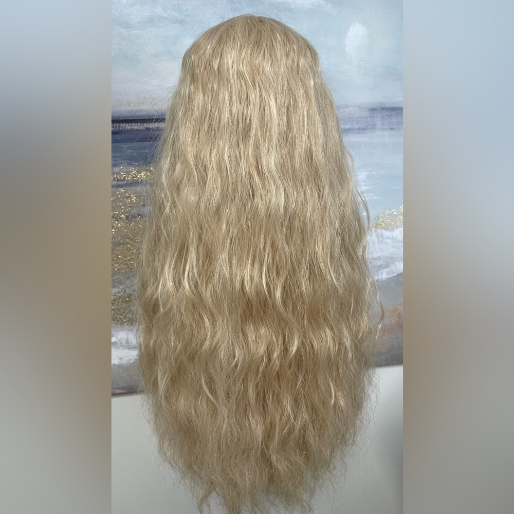HAIR, 28” Wavy Center Part Blonde